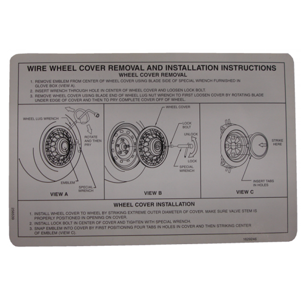 Rubber The Right Way - Wheel Cover Removal Decal