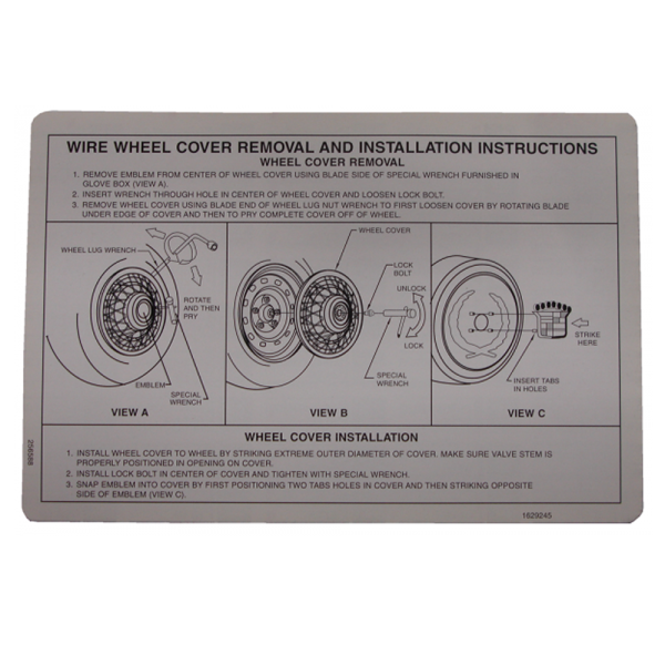 Rubber The Right Way - Wheel Cover Removal Decal