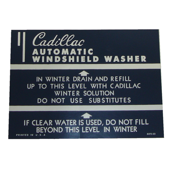 Rubber The Right Way - Windshield Washer Jar Decal