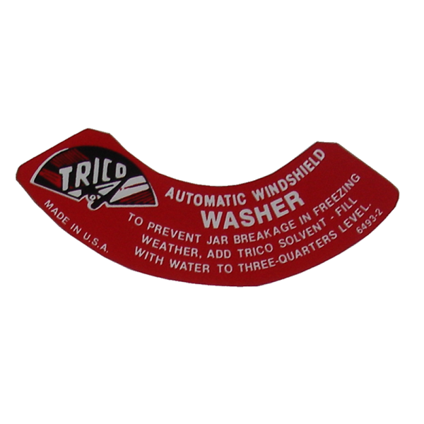 Rubber The Right Way - Windshield Washer Lid Decal