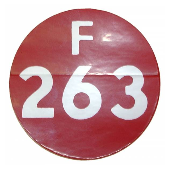 Rubber The Right Way - Valve Cover Decal - 263 c.i.