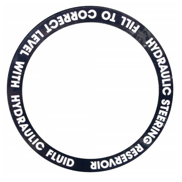 Rubber The Right Way - Power Steering Lid Decal