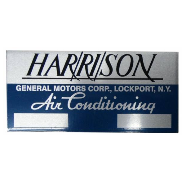 Rubber The Right Way - "Harrison" AC Evaporator Box Decal