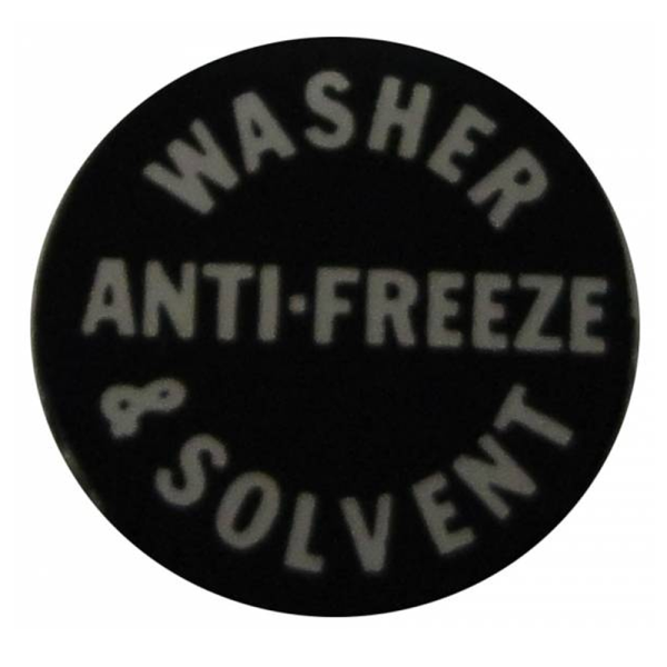 Rubber The Right Way - Windshield Washer Bottle Cap Decal