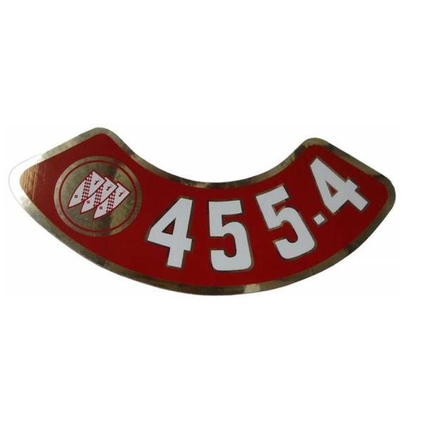 455-4V Air Cleaner Decal
