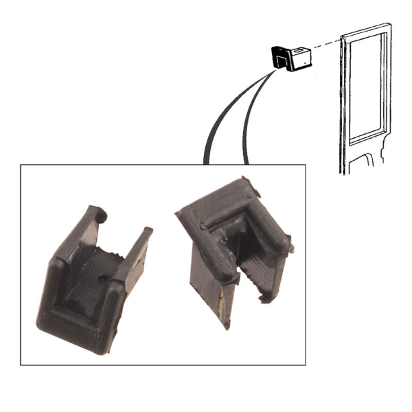 Upper Door Glass Bumpers