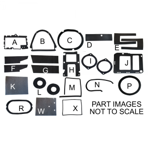 Rubber The Right Way - Heater & AC Gasket Kit - 23 Piece - Image 2