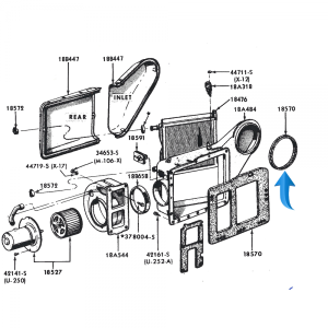 Rubber The Right Way - Heater Core Housing Gasket - Image 2