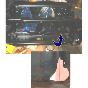 Rubber The Right Way - Radiator Seal - Lower Rear - Image 2