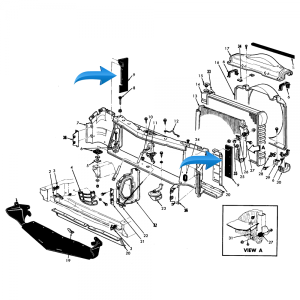 Rubber The Right Way - Radiator Core Support Seals - Image 2