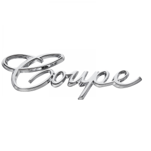 "Coupe" Emblem - On Rear Quarter Panel