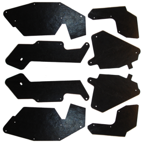 Splash Apron / A Arm Dust Shield Kit