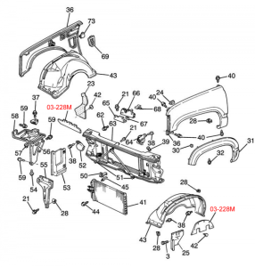 Rubber The Right Way - A Arm / Inner Fender Dust Shield Kit - Image 2