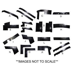 Rubber The Right Way - Inner Fender Splash Apron / Dust Shield Kit - Image 2