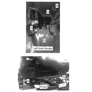 Rubber The Right Way - Inner Fender Splash Apron / Dust Shield Kit - Image 6