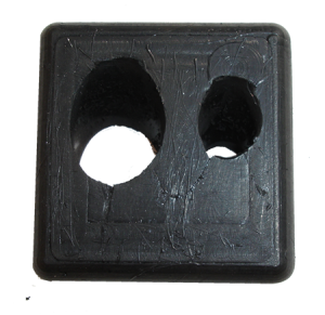 Window Lift Hydraulic Lines Through Floor Panel Grommet - Double Hole Type