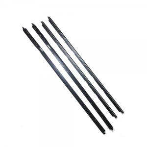 Rubber The Right Way - Windowfelt  - Complete 4 Piece Kit - Pre-Cut & Formed As Original - Models With Special Molding On Door - Image 2