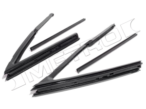 Rubber The Right Way - Front Door Vent Window Main Seal & Division Seal - 4 Piece Kit - Image 2