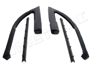 Rubber The Right Way - Front Door Vent Window Main Seal & Division Seal - 4 Piece Kit - Image 2