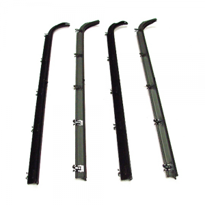 Beltline Weatherstrip - Complete 4 Piece Kit - Pre-Cut & Formed As Original