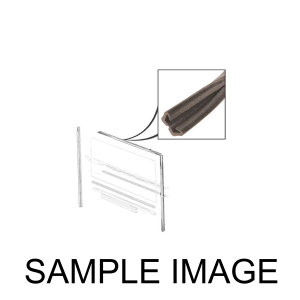 Rubber The Right Way - Glass Run Channel - Flexible - 6' Strip - 35/64" Tall 7/16" Wide - Image 3