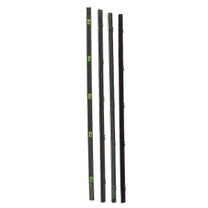 Beltline Weatherstrip - Front Door - Chrome Bead - 4 Piece Kit