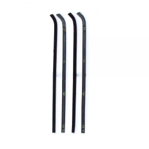Beltline Weatherstrip - 4 Piece Kit - Black Bead