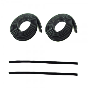 Door Glass Run Channel Kit - For Front / Top / Back of Door Glass