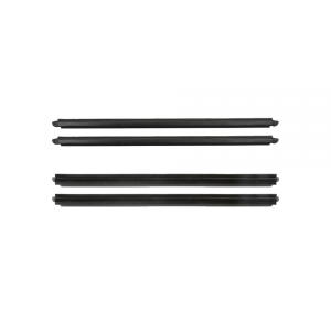 Beltline Weatherstrip - Front Doors - Also Called Window Sweeps, Felts Or Fuzzies - 4 Pc. Kit