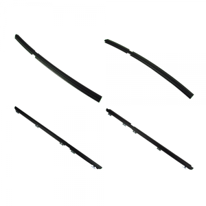 Beltline Weatherstrip - Rear Door - Also Called Window Sweeps, Felts Or Fuzzies - 4 Pc.