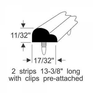 Rubber The Right Way - Hinge Pillar / Windshield Post Seal - Image 2