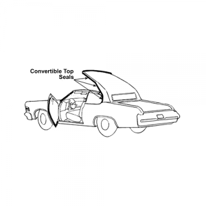 Convertible Top Roof Rail Seal Kit