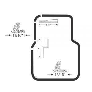 Rubber The Right Way - Door Seal Kit - Front - Image 2
