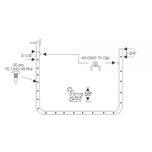Rubber The Right Way - Door Seal Kit - Rear - Image 2