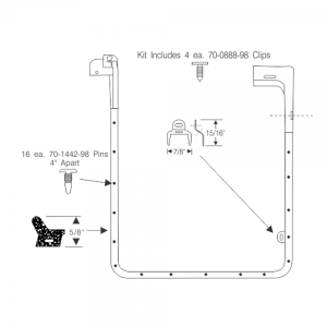 Rubber The Right Way - Door Seal Kit - Rear - Image 2