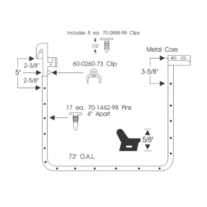 Rubber The Right Way - Door Seal Kit - Rear - Image 2