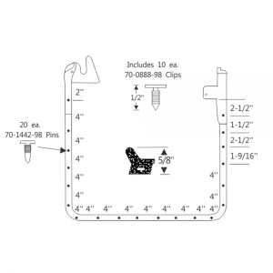 Rubber The Right Way - Door Seal Kit - Front - Image 2