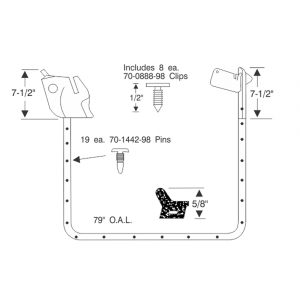 Rubber The Right Way - Door Seal Kit - Front - Image 2