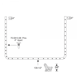 Rubber The Right Way - Door Seal Kit - Rear - Image 2