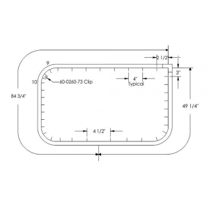Rubber The Right Way - Door Seal Kit - Rear - Image 3