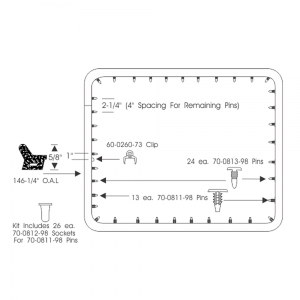 Rubber The Right Way - Door Seal Kit - Front - Image 2