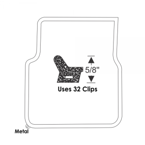 Rubber The Right Way - Door Seal Kit - Rear - Image 2