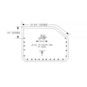 Rubber The Right Way - Door Seal Kit - Front - Image 2