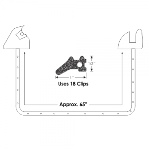 Rubber The Right Way - Door Seal Kit - Rear - Image 2