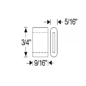Rubber The Right Way - Glove Box Check Link Bumper - Image 2
