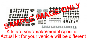 Underhood & Trunk Bolt, Nut, U-Nut & Screw Kit - 286 pc.