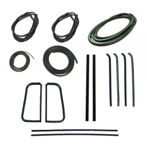 Master Weatherstrip Kit - Without Chrome Windshield Trim