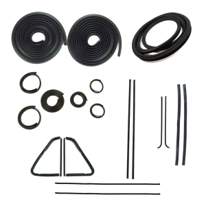 Master Weatherstrip Kit - With Chrome Windshield Trim