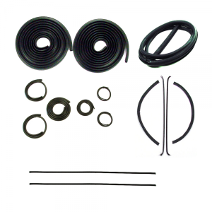 Master Weatherstrip Kit - With Chrome Windshield Trim