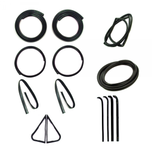 Master Weatherstrip Kit - With Chrome Windshield Trim